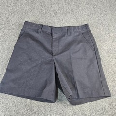 School Apparel Inc Navy Blue Uniform Shorts Boys 31 Husky Adjustable Waist