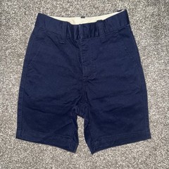 Gap Kids Size 5 Slim Boys Shorts Navy Blue Dress Uniform Chino Flat Front NWOT