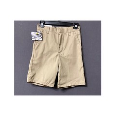 Authentic Galaxy Shorts Boys 8 Khaki Chino School Uniform Adjustable Waist NWT