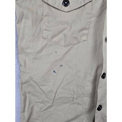 Boy Scouts of America Shirt Kids Youth Large Tan Short Sleeve Patches Gorpcore