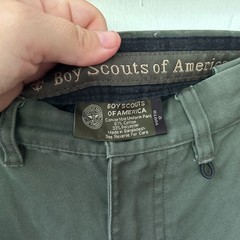 Boy Scouts of America Cargo Shorts Boys Size 12 Green Uniform Gorpcore