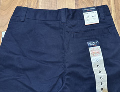 French Toast (Sz 14 w27) Boy’s Performance Uniform Shorts Adjustable Waist, Navy