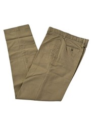 Lands End Boys Sz 20 15-16 YRS Khaki Chino Pants 33Wx32L” Iron Knee #3125