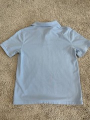 Cat & Jack Boys Polo Shirt Lot Size L (10/12) Red/Light Blue Back to School