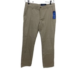Nautica Uniform Khakis Formal Pants Boys Youth Size 16 Husky Basic New
