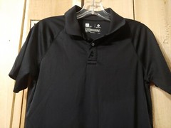 Xersion boys uniform black polyester shirt size L 14/16