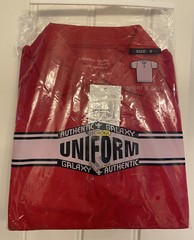 Authentic Galaxy Size 6 Short Sleeve Red Polo School Uniform NWT