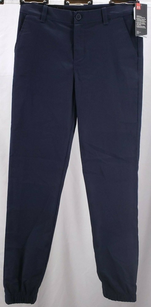 UNDER ARMOUR NWT School Uniform Slim Straight Navy Pants Boy’s Sz 20 NEW $50
