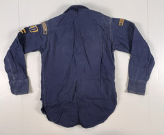 Vintage Cub Scouts BSA Shirt Youth Small Blue Official Uniform Patches Pins 60s
