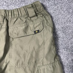 Boy Scouts Of America Pants Boys Medium Green Switchback Convertible Zip Off BSA