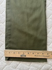 Boy Scouts Pants Youth 32×32 Green Official Uniform Twill Cargo 27×33.5*