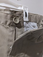 New Boys Cherokee Uniform Pants Size 10 Flat Front Adjustable Waist Khaki Color