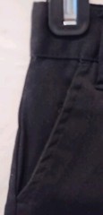 NWT GENUINE FLAT FRONT BLACK SCHOOL UNIFORM PANTS JUNIORS SIZE 6 (REGULAR)