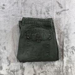 vtg Boy Scouts of America Cargo Shorts Youth 18 Green Uniform Canvas Hiking BSA
