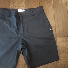 Dennis Uniform Boys 14 Husky Black School Uniform Shorts Flat Front