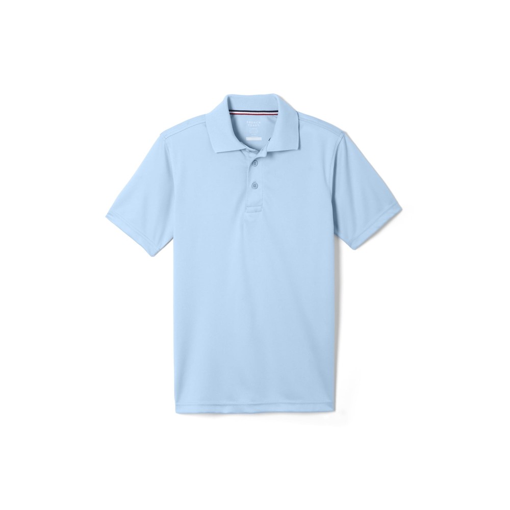 French Toast Polo Shirt Boys Size XS Light Blue 100% Polyester Short Sleeve