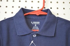French TOAST POLO Shirt White RED NAVY BLUE 4 – 20 Short Sleeve UNIFORM S – XL