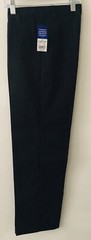 George Boys School Uniform Straight Fit Pant Slim Sz 12 S Navy Blue Adjustable W