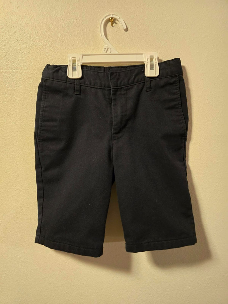 Navy Blue Boys Size 8 School Shorts Dress Pants Uniform