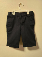 Navy Blue Boys Size 8 School Shorts Dress Pants Uniform