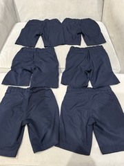 French Toast size 10 Performance Navy blue Dry Fit Shorts LOT 6 School Uniform