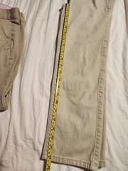 (3) Sz. 8R Khaki School Uniform Pants, 2 Pair of Wonder Nation & 1 Pair Of C&J
