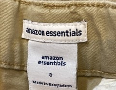French Toast & Amazon Boys School Uniform Shorts Khaki Size 8 Lot of 4