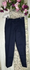 Real School Boys Size 10 Husky Uniform Pants Flat Front Navy NWT Academic