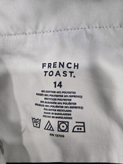 French Toast Boys School Uniform Pull-On Relaxed Fit Size 14 Adjustable Waist
