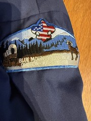 Venturing Cub Scout Shirt Youth XL Blue Short Sleeve Uniform, Patches USA