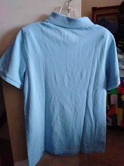 Cat & Jack Boys Youth XL 14 Blue Short Sleeve School Uniform Polo NWT