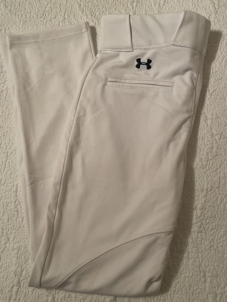 Under Armour Baseball Pants Youth Extra Large White YXL