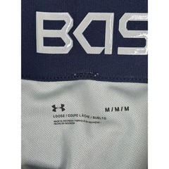 Under Armour Gray Blue Vanish Piped Baseball Pants Looser Cut Sports Active M