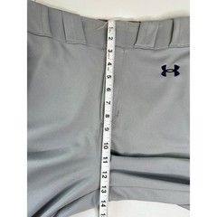Under Armour Gray Blue Vanish Piped Baseball Pants Looser Cut Sports Active M