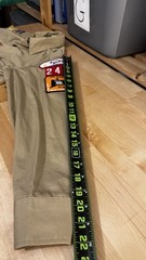 Boy Scouts BSA Cub Scouts Shirt Youth Large Tan Long Sleeve Uniform Patch Stains