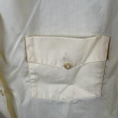 Vintage Boy Scouts Of America Uniform Shirt Boys 14 Yellow Patches USA 70s
