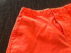 Gap Kids Boys Size 8H Husky Bright Orange Chino Shorts