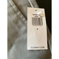 NWT Old Navy Gray School Uniform Shorts Flat Front Size 6