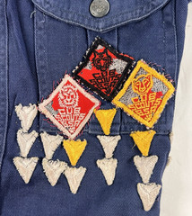 Vintage Cub Scouts BSA Shirt Youth Small Blue Official Uniform Patches Pins 60s