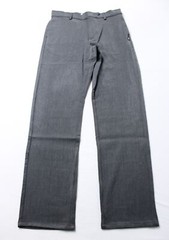 Dennis Boy’s Slim Crease Proof Flat Front Pants EJ2 Vintage Grey Size 16 NWT