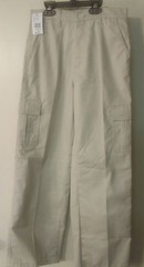 1 PR NEW NEVADA Studio Boys 12 Khaki Cargo Pants MSRP $49.00 100% Cotton Egypt