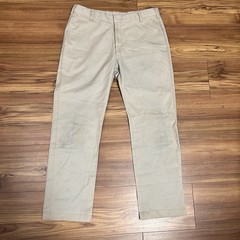 Tom Sawyer Boys School Uniform Pants Khaki Size 34 Husky Flat Front