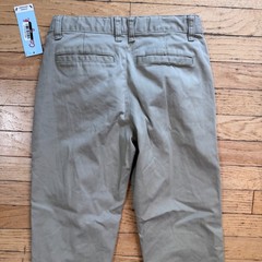 Cat & Jack Boy Straight Fit School Uniform Chino Pants Vintage Khaki Size 12 NWT