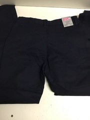 Genuine School Uniform Boys’ Twill Pants – Basic Navy Blue – 16 Regular