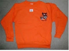 TIGER CUB SCOUT BOY GIRL OFFICIAL YOUTH SWEAT SHIRT SIZE LARGE 14-16 MADE IN USA