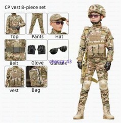 Children’s Spring Autumn Camouflage Suit Special Forces Tactic Training Uniform