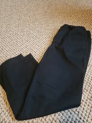 Lands’ End School Uniform Boys adjustable Elastic Waist Black 14H 14 husky nwot