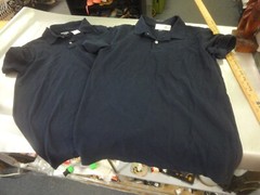 2 lot Old navy XL 14-16 navy school uniform shirt tops unisex boys girls NWT