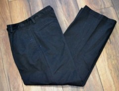 Chaps Boys Approved Schoolwear Size 10 Slim Black Pants Uniform Pant