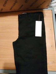 Boys’ Flat Front Stretch Uniform Skinny Fit Pants Cat & Jack Black sz5 Two Pair